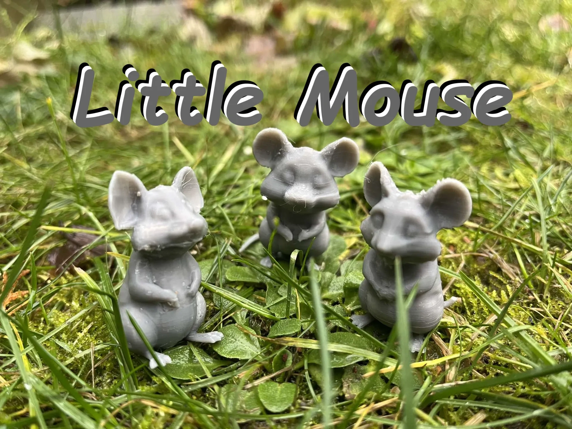 可爱的宠物小老鼠 来自 Ainon3Dprint - MakerWorld