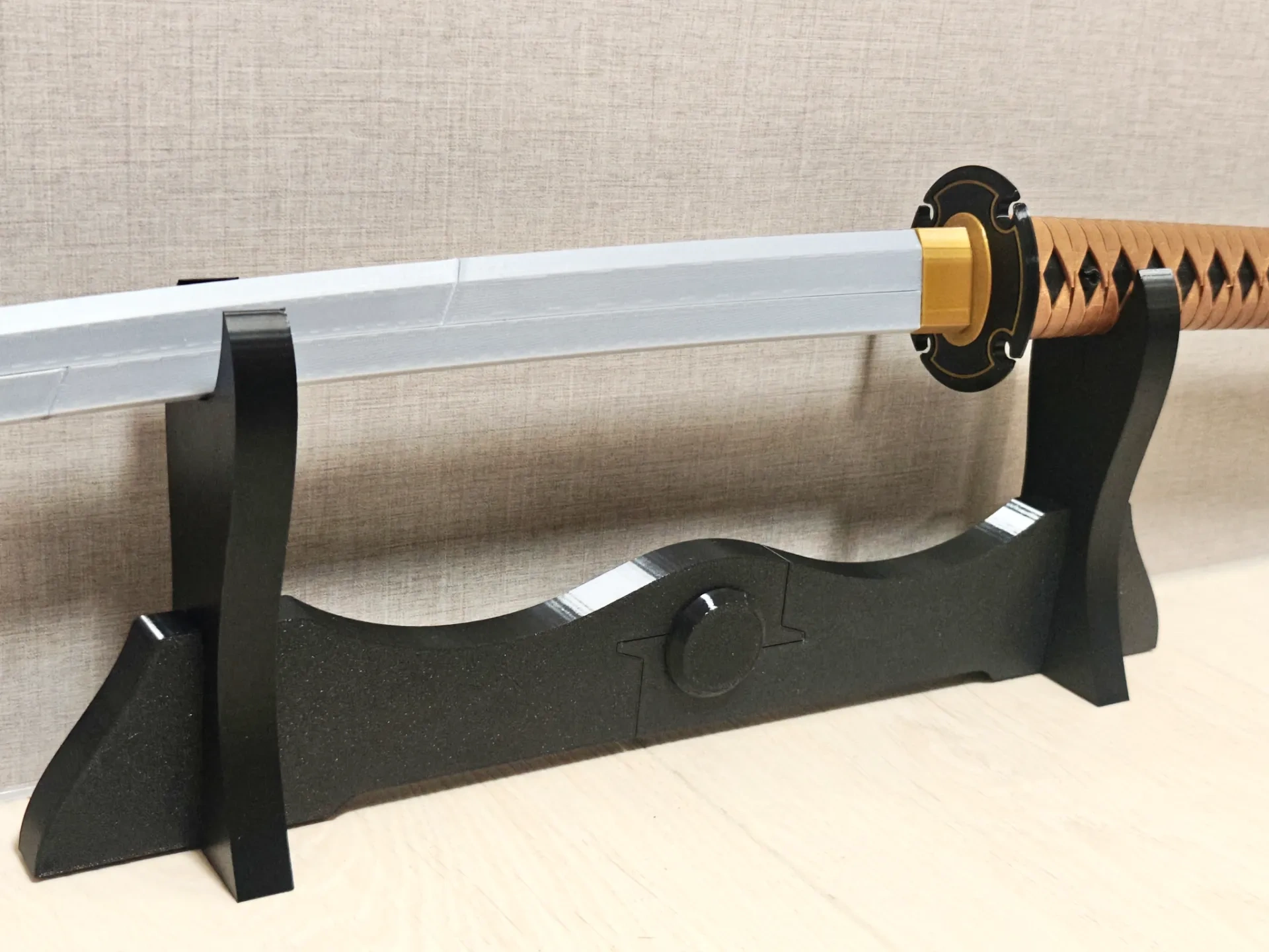 武士刀架 单刀展示 来自 hwch19 MakerWorld:免费下载 3D 模型