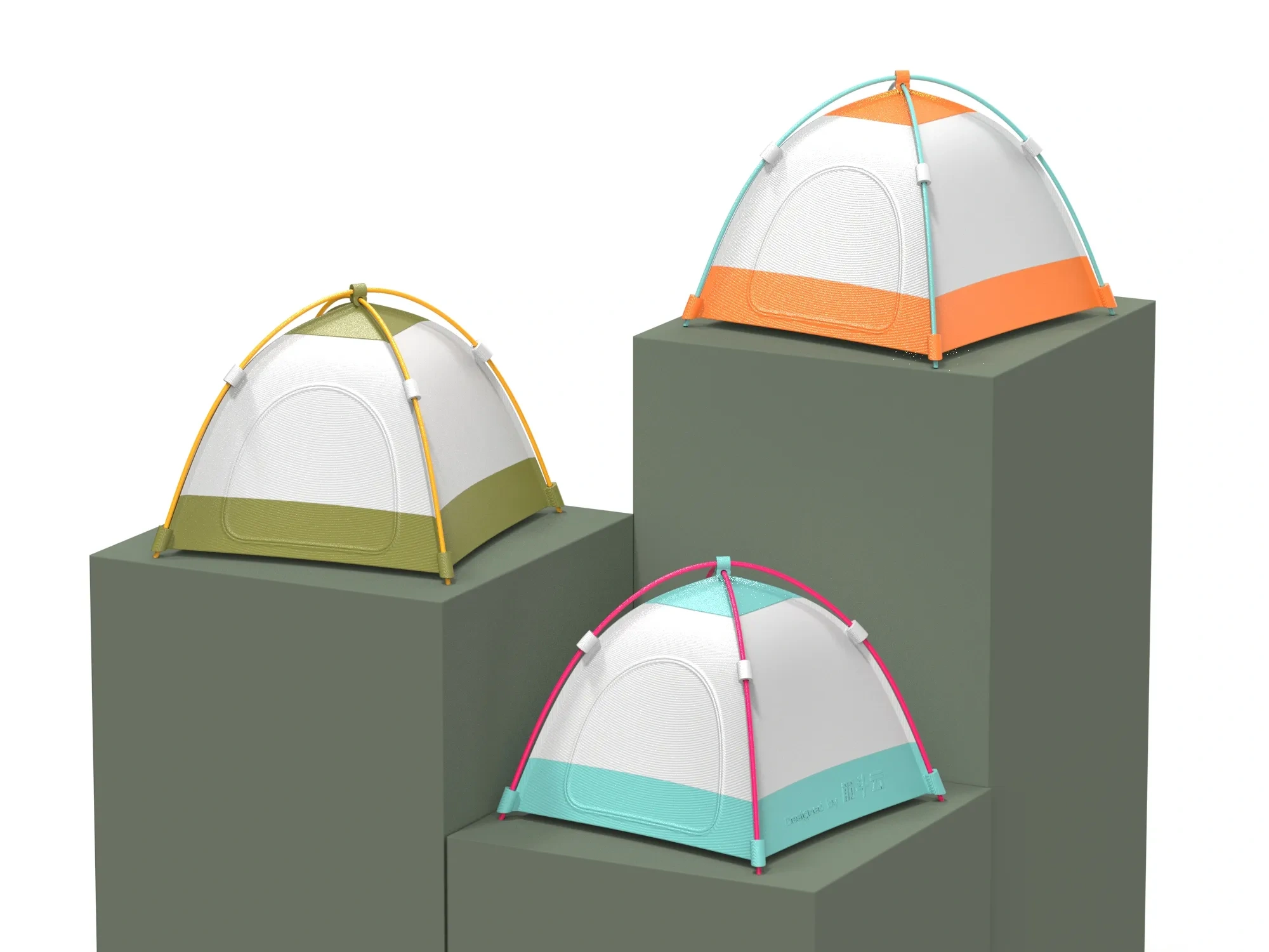 （有线&amp;无线）迷你帐篷小夜灯-氛围灯-兼容KC007&amp;MH001配件【筋斗云-原创设计】