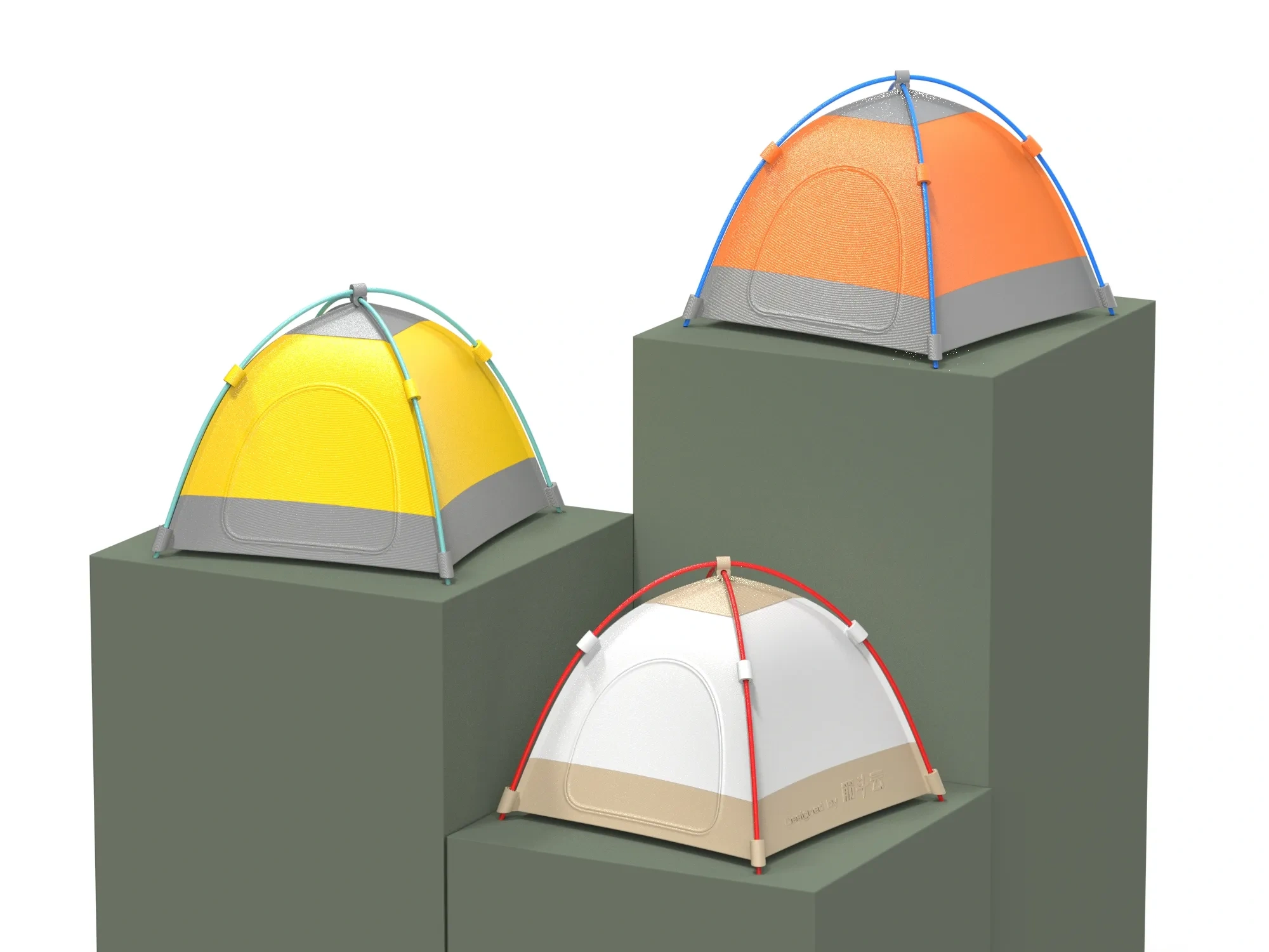 （有线&amp;无线）迷你帐篷小夜灯-氛围灯-兼容KC007&amp;MH001配件【筋斗云-原创设计】