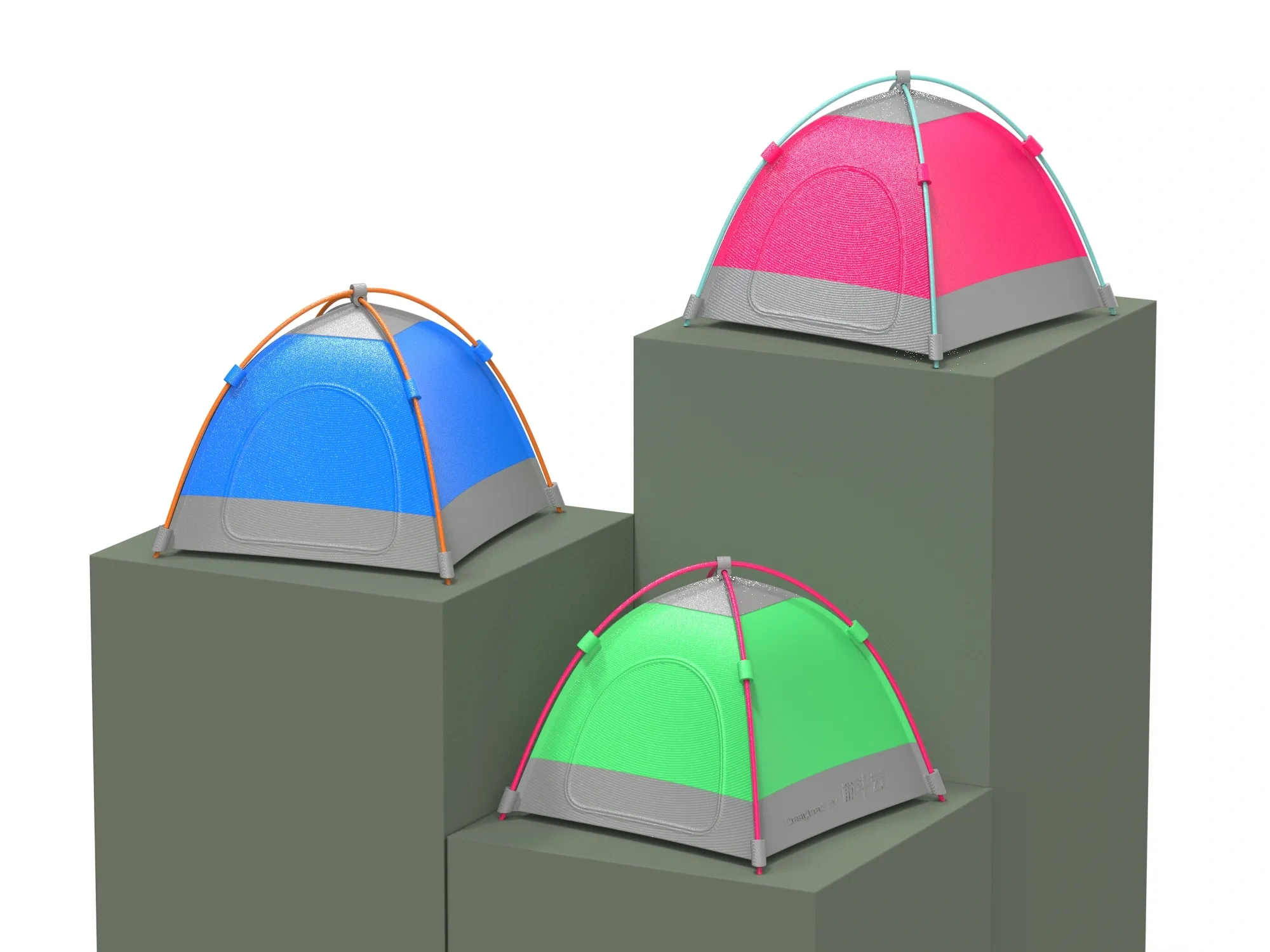 （有线&amp;无线）迷你帐篷小夜灯-氛围灯-兼容KC007&amp;MH001配件【筋斗云-原创设计】