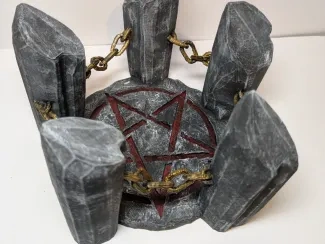 带有五角星的锁链石牢 - DND 场景