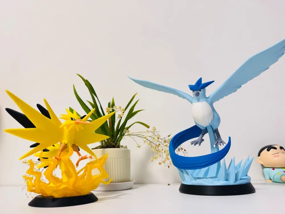 30cm宝可梦 —急冻鸟(分色组装)Articuno Pokémon 来自 手残的Leo - MakerWorld