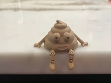 可活动关节的便便 - 免费 3D 打印模型 - MakerWorld