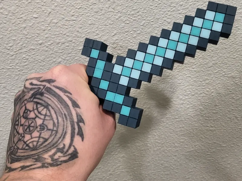 Minecraft 剑 来自 renaldo MakerWorld:免费下载 3D 模型