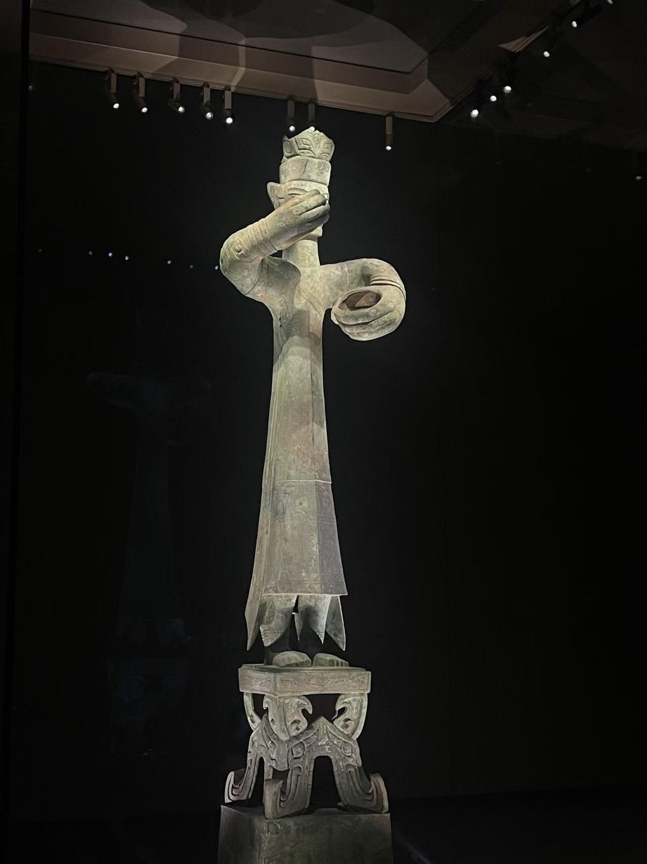 青铜大立人三星堆青铜像青铜立人像来自CarPal MakerWorld：免费