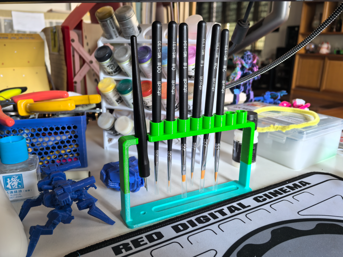 画笔架 - 免费 3D 打印模型 - MakerWorld