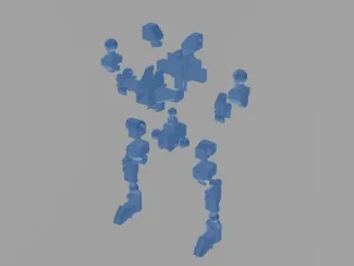 SD Cross Silhouette 骨架