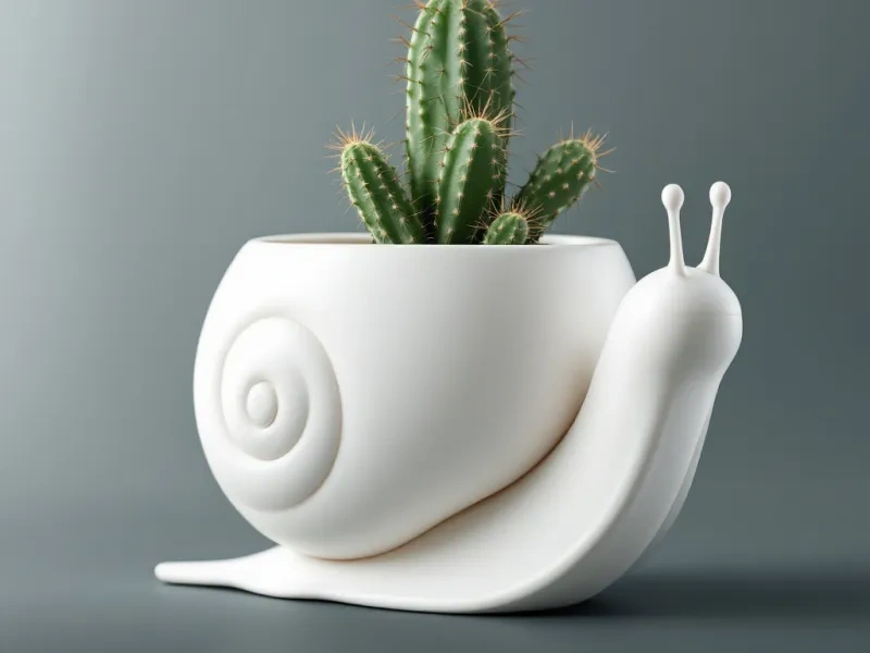Spiral Shell Planter