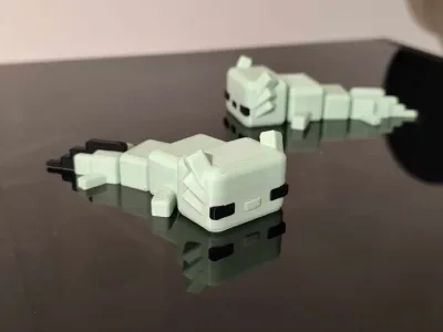 可爱的柔性蝾螈