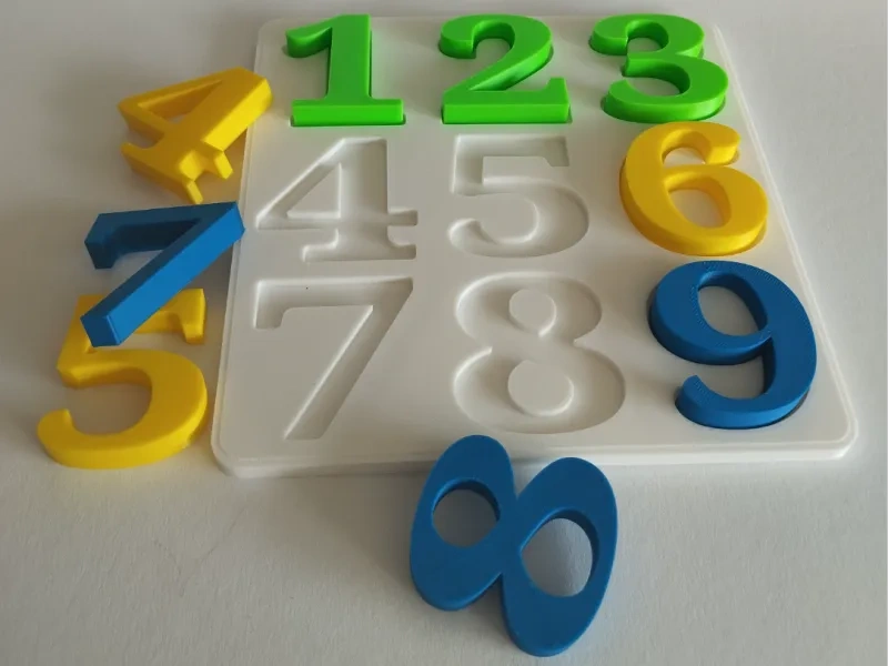儿童数字拼图