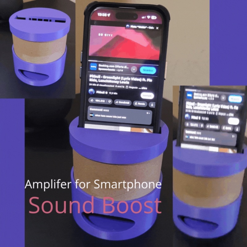智能手机被动式音响增强器 - Sound Boost