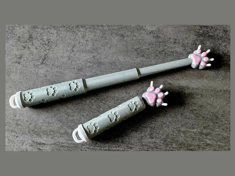 伸缩猫爪挠背器