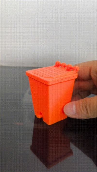 活动翻盖垃圾桶
