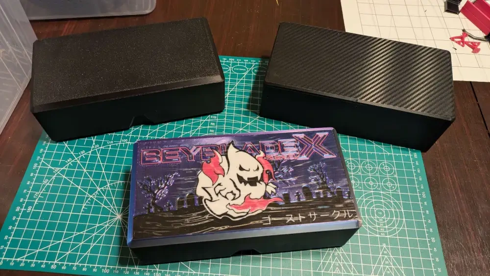Beyblade X Broadside 卡盒盖 - 幽灵圆圈 来自 Woodbelly - MakerWorld