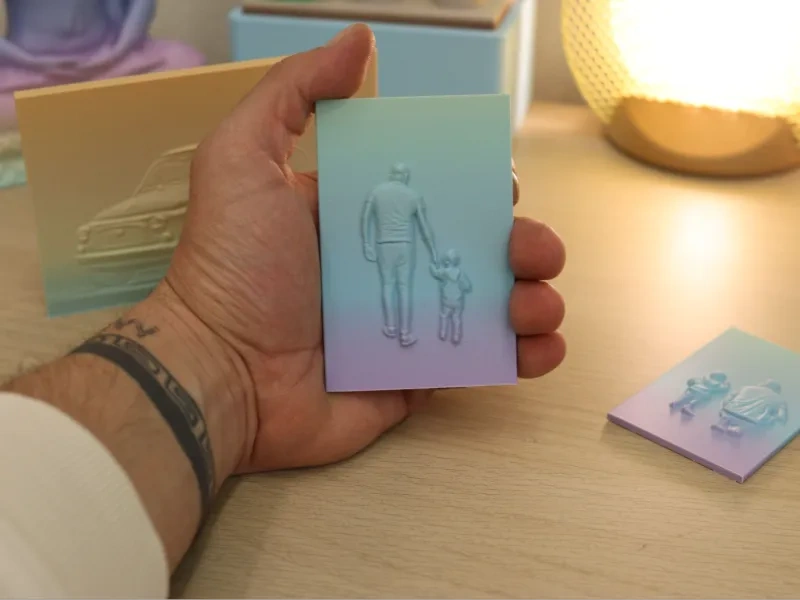 父子浮雕雕塑制作人