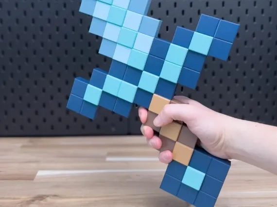 Minecraft 剑 来自 renaldo MakerWorld:免费下载 3D 模型