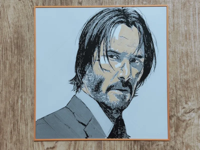 John Wick - 色彩渐变打印