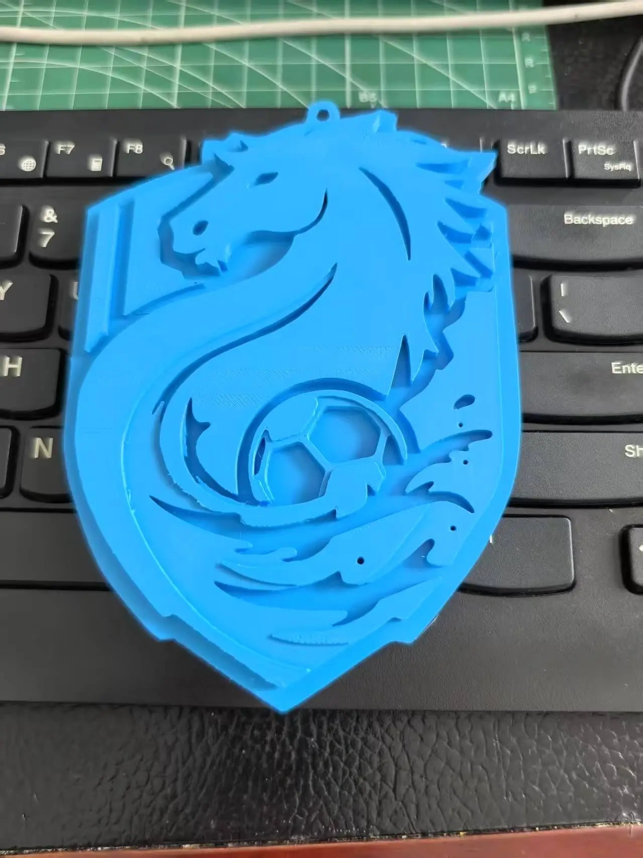 苏超淮安浪里马队徽(浮雕非平面) - 免费 3D 打印模型 - MakerWorld