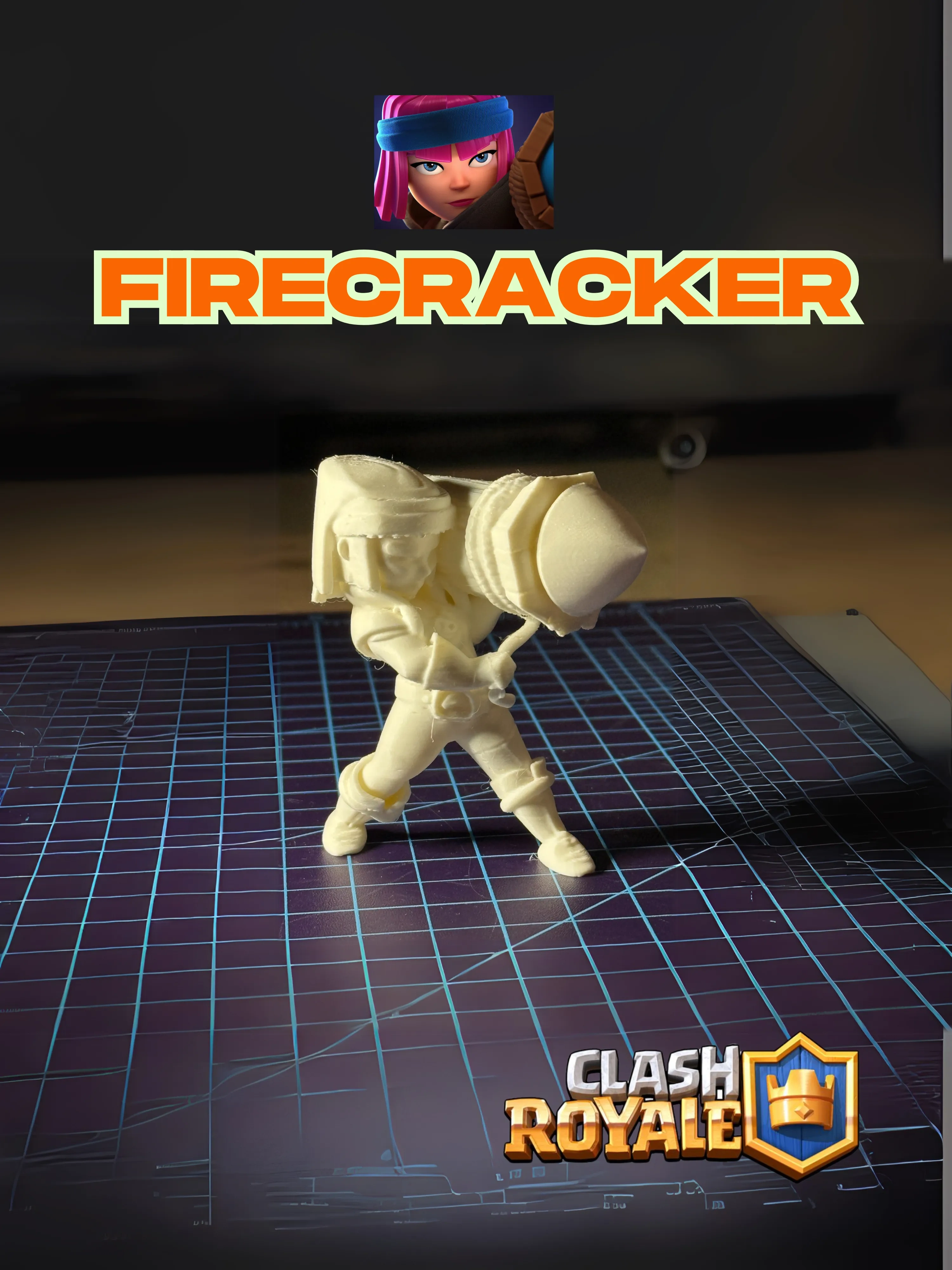 皇室战争:皮卡超人 来自 firedragon3d makerworld: