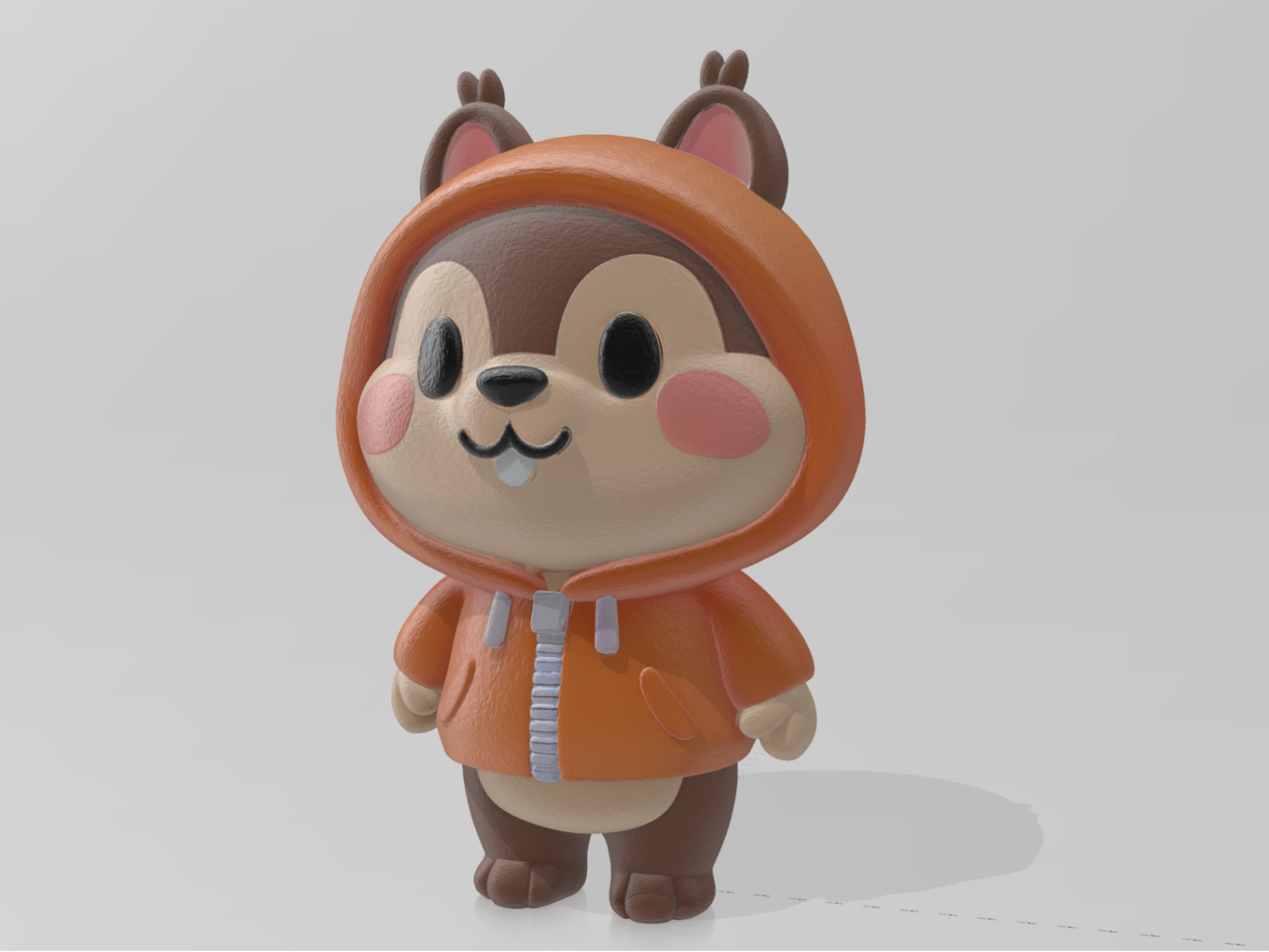 小松鼠 来自 王老师 MakerWorld：免费下载 3D 模型