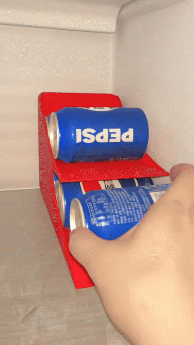 Cola Rack Fridge Refrigerator cola rack-冰箱可乐架 来自 CC MakerWorld:免费下载 3D 模型