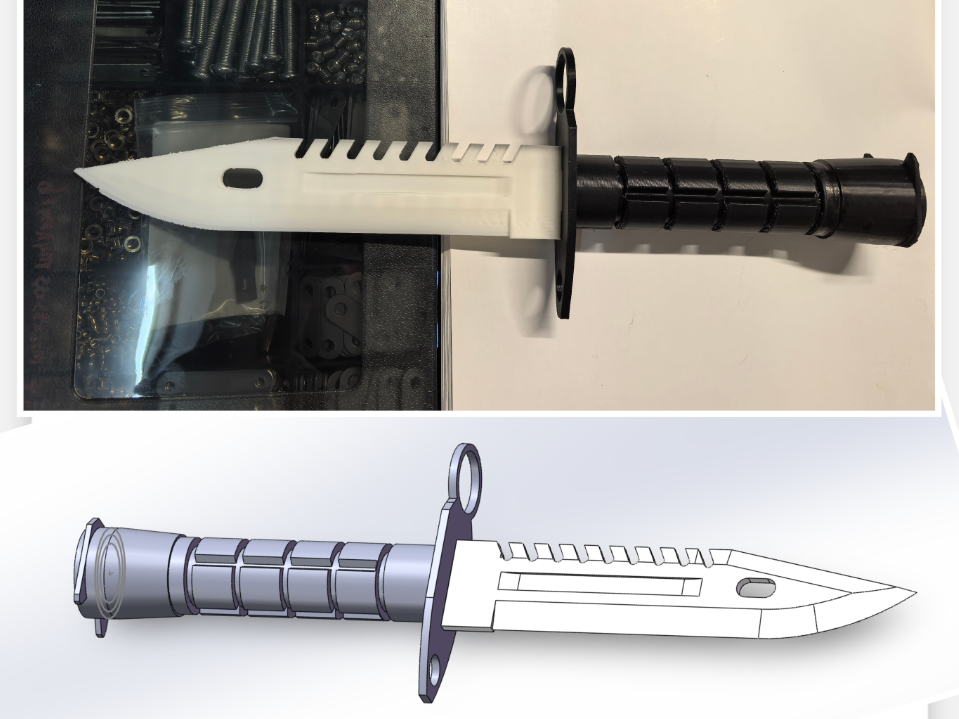 M9刺刀 - 免费 3D 打印模型 - MakerWorld