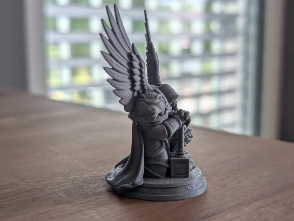 有翼圣骑士 – 跪姿天使骑士 来自 Cosa_93 MakerWorld:免费下载 3D 模型