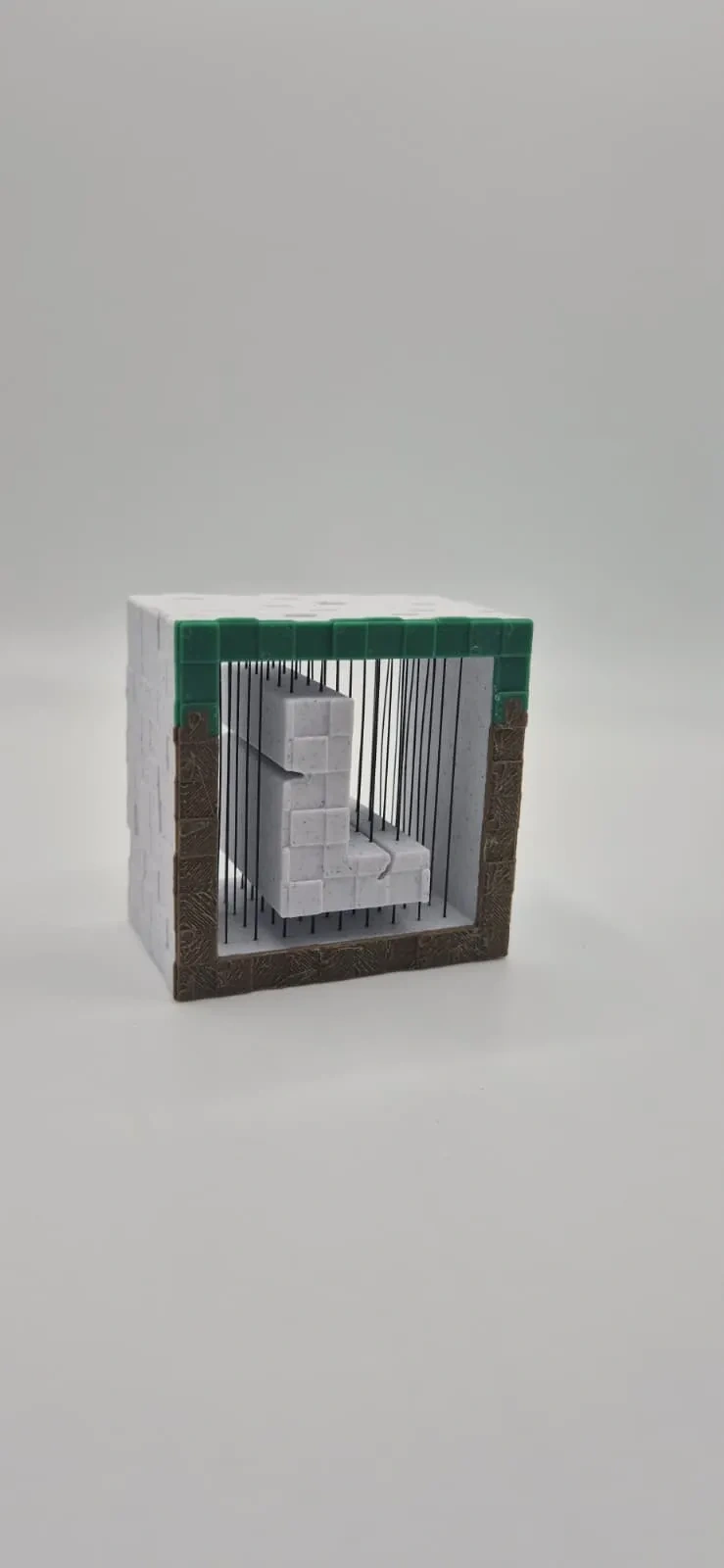 Minecraft L字母线艺字母表 来自 Timke MakerWorld：免费下载 3D 模型