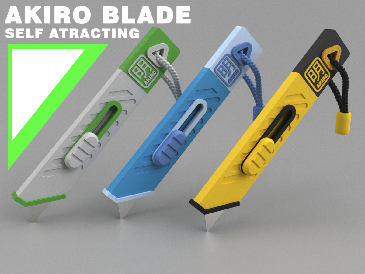 AKIRO BLADE 来自 MogoArt MakerWorld：免费下载 3D 模型