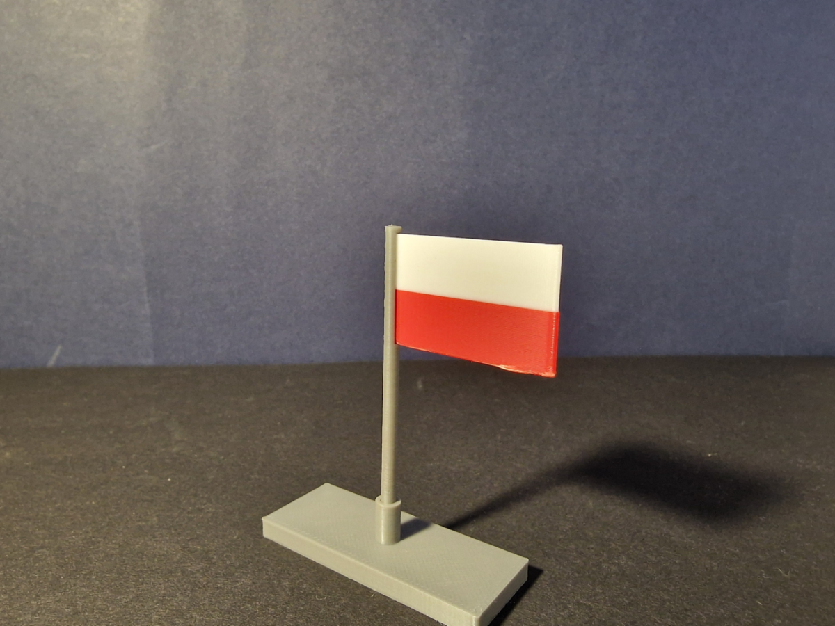 波兰国旗 (独立日) 来自 365 Models MakerWorld：免费下载 3D 模型