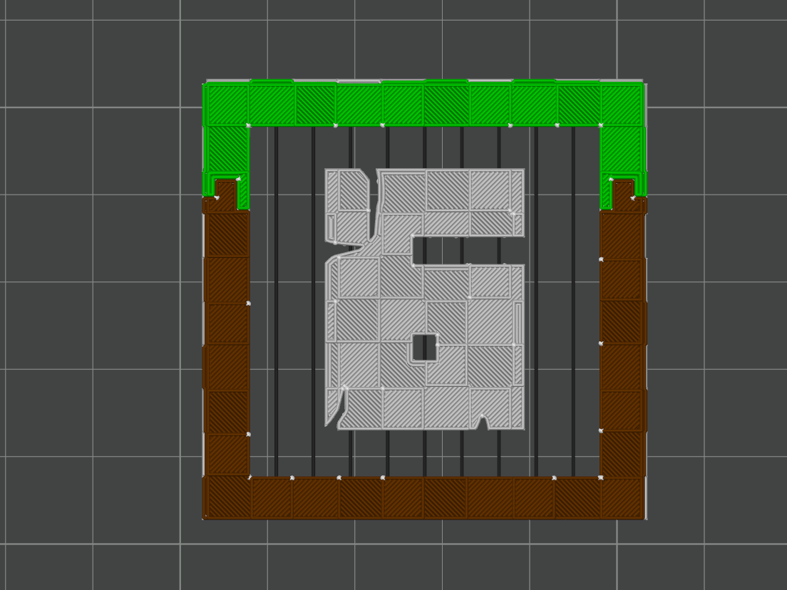 Minecraft 字母-6 弦线画字母表 来自 Timke MakerWorld：免费下载 3D 模型