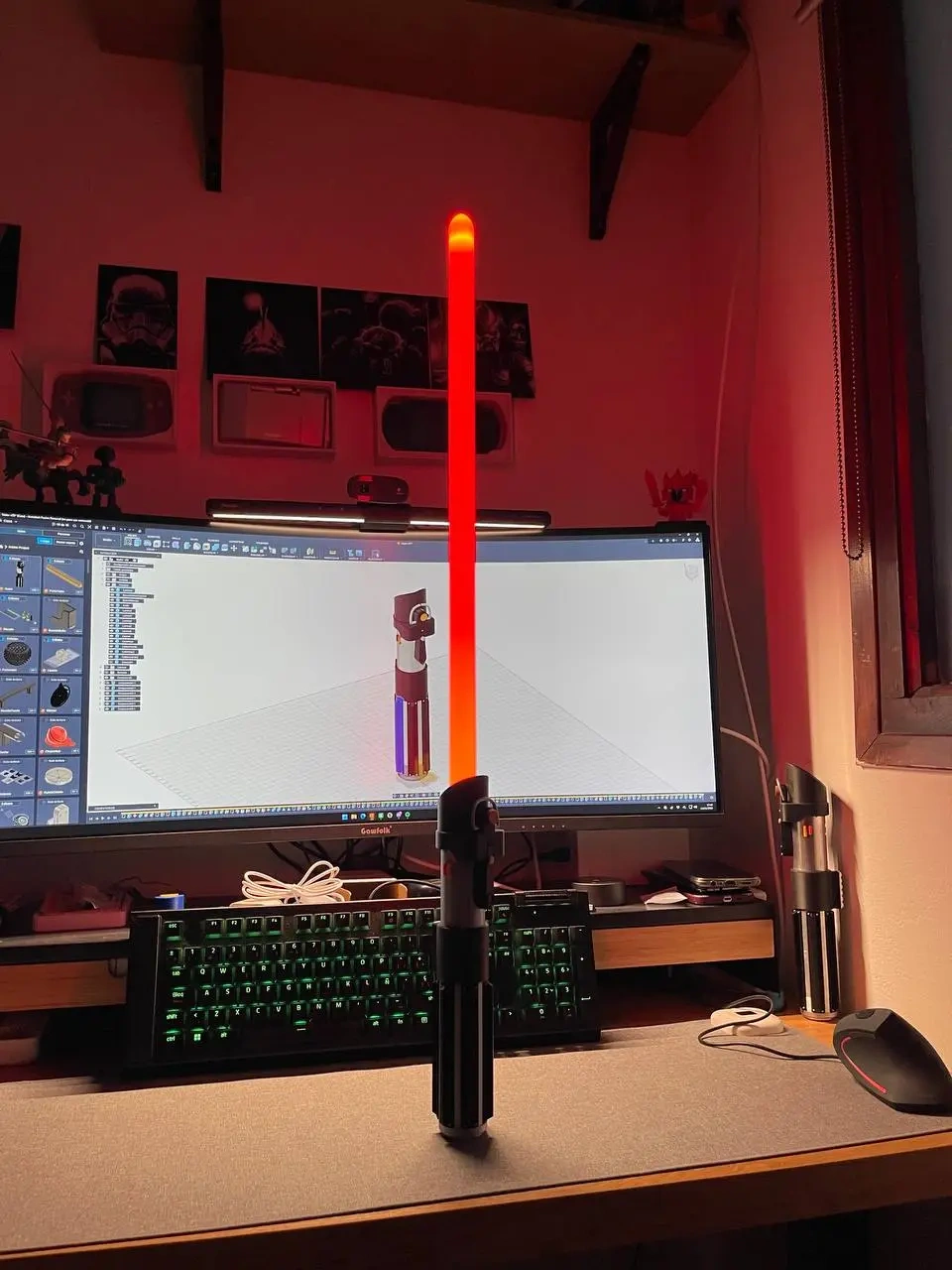达斯·维达光剑柄 来自 Gannon MakerWorld:免费下载 3D 模型