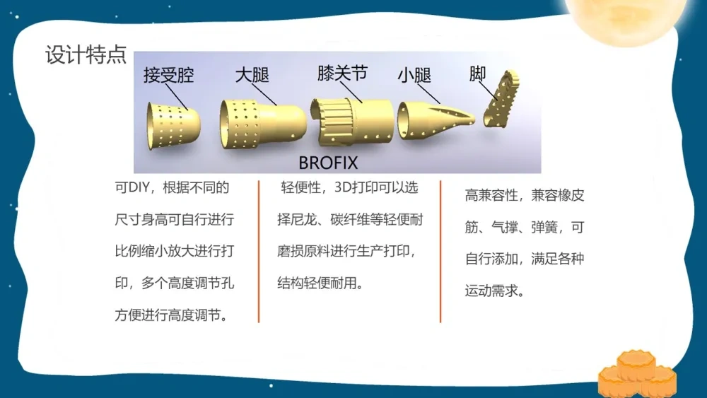 BROFIX腿义肢 - 免费 3D 打印模型 - MakerWorld