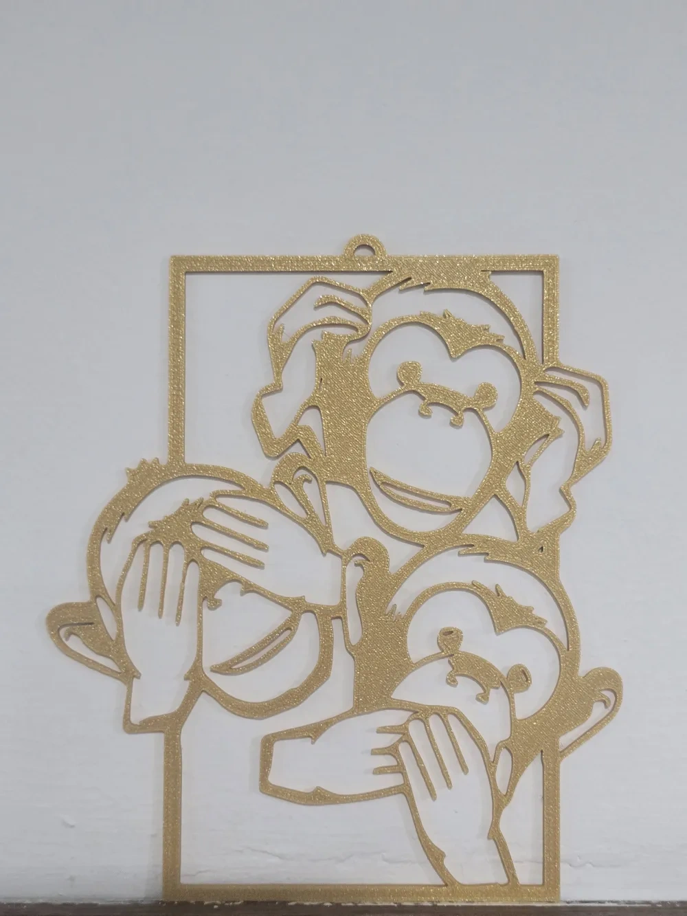 三只智猴 非礼勿视,非礼勿听,非礼勿言 来自 Andrew Sims MakerWorld:免费下载 3D 模型
