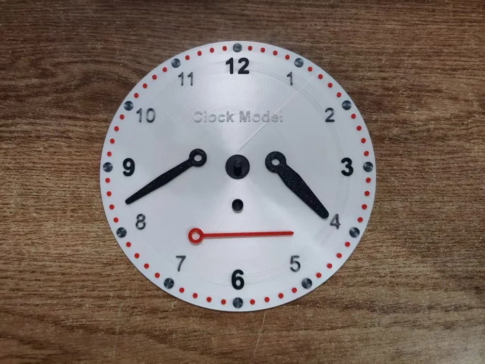 钟表模型,表盘模型(教具,玩具)Clock model, dial model - 免费 3D 打印模型 - MakerWorld