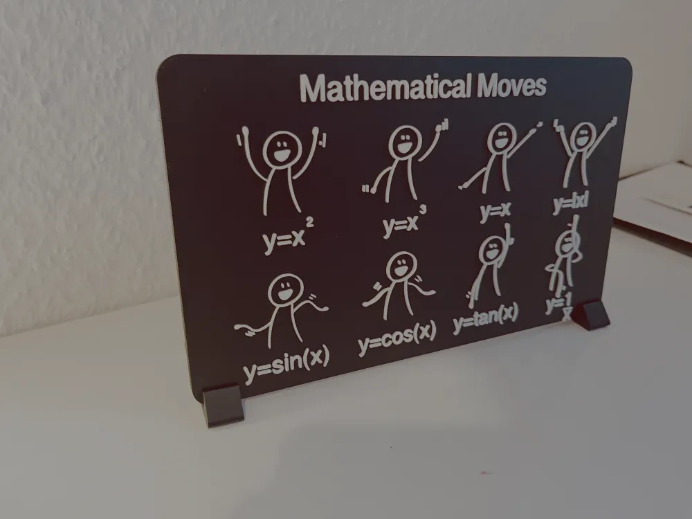 数学之舞/函数之舞/数学笑话 - 免费 3D 打印模型 - MakerWorld