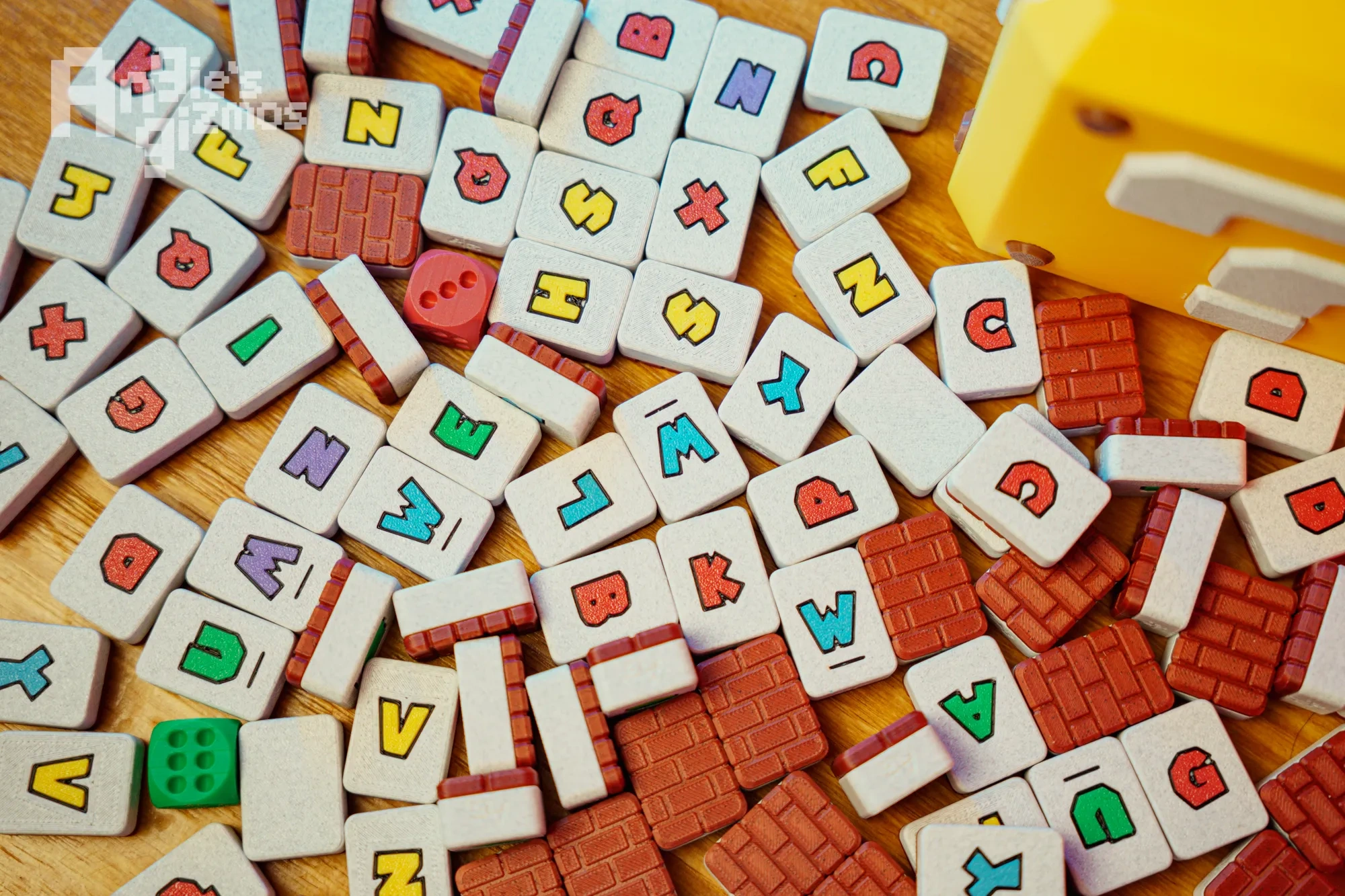 Mario Alphabet Mahjong , Kid-Friendly - Free 3D Print Model - MakerWorld