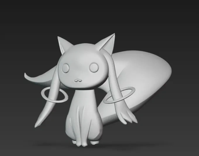 丘比 魔法少女小圆 - 猫 同人作品 - 免费 3D 打印模型 - MakerWorld