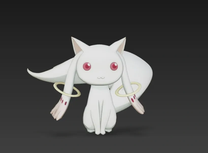 丘比 魔法少女小圆 - 猫 同人作品 - 免费 3D 打印模型 - MakerWorld