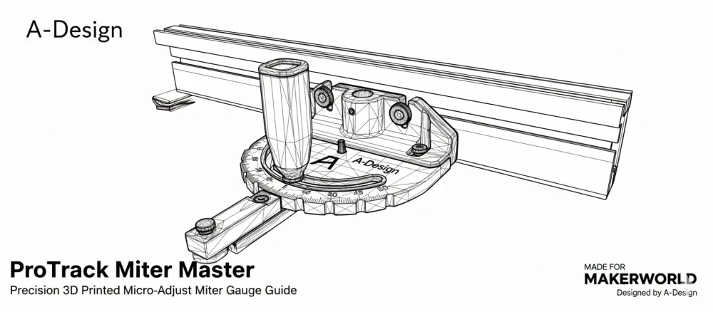 ProTrack Miter Master - 免费 3D 打印模型 - MakerWorld