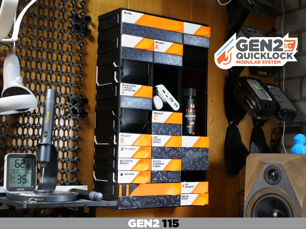 GEN2 墙壁安装套件 - 精简版 - 115 - 免费 3D 打印模型 - MakerWorld