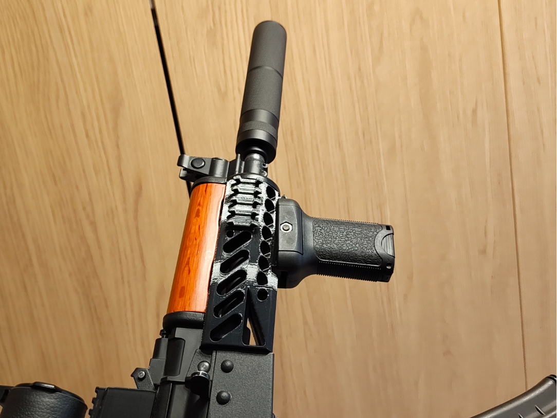 Ak74U 护木 - 免费 3D 打印模型 - MakerWorld