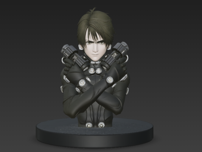 Kei Kurono – Gantz 半身像 - 3D 人物模型同人作品 - 免费 3D 打印模型 - MakerWorld