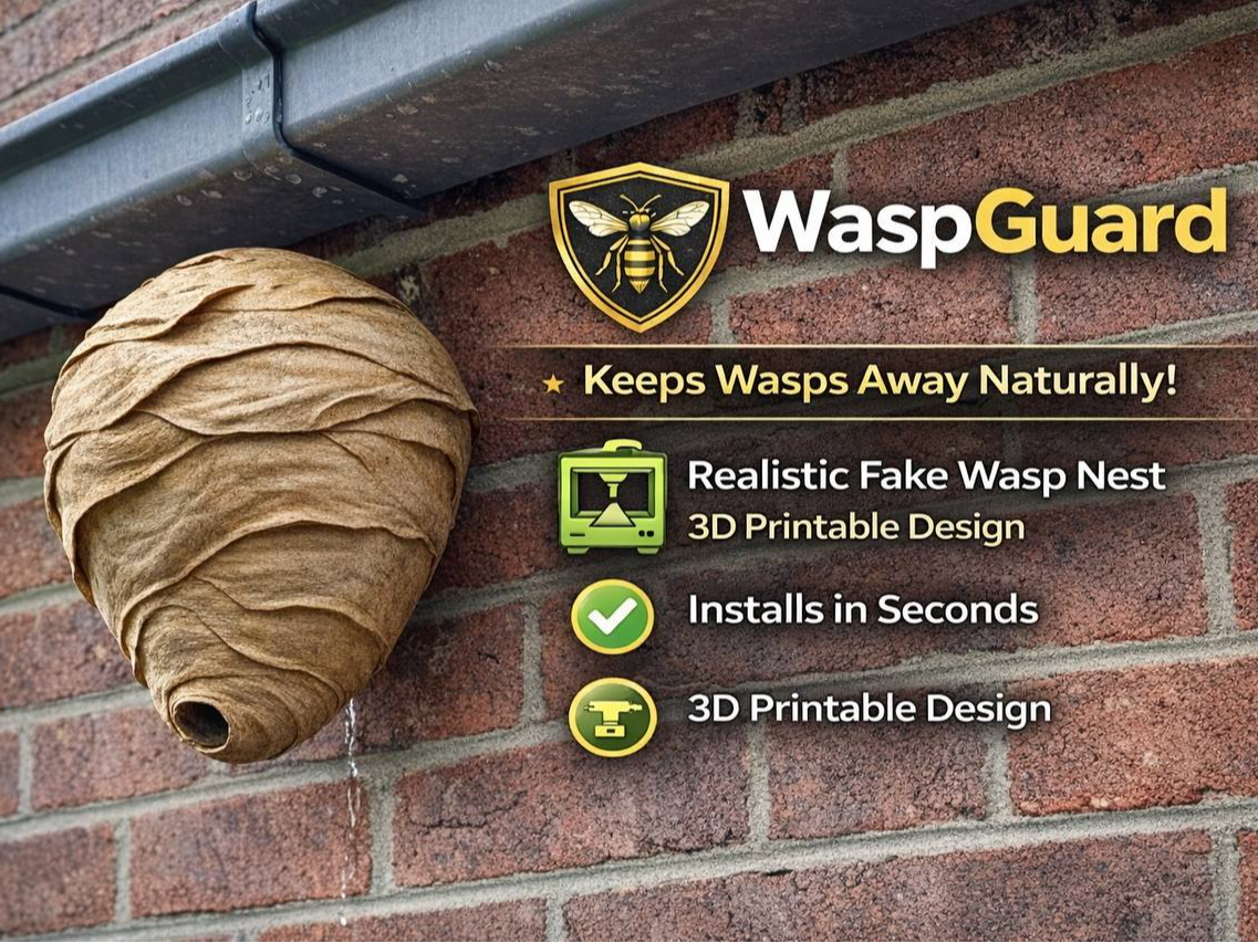 Wasp Shell Wrapper WaspGuard - 免费 3D 打印模型 - MakerWorld