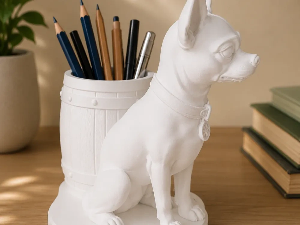 Cute Dog Pen Holder